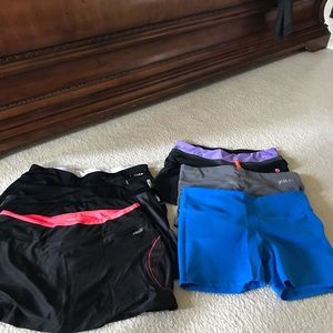 workout skorts/shorts. Fila/avia/Champion/90Degeee
